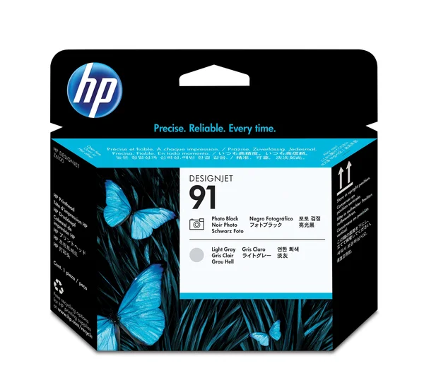 HP 91 (C9463A) Light Gray - Photo Black Printhead