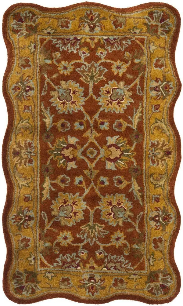 Safavieh Heritage Red/Natural 3 ft. x 5 ft. Area Rug