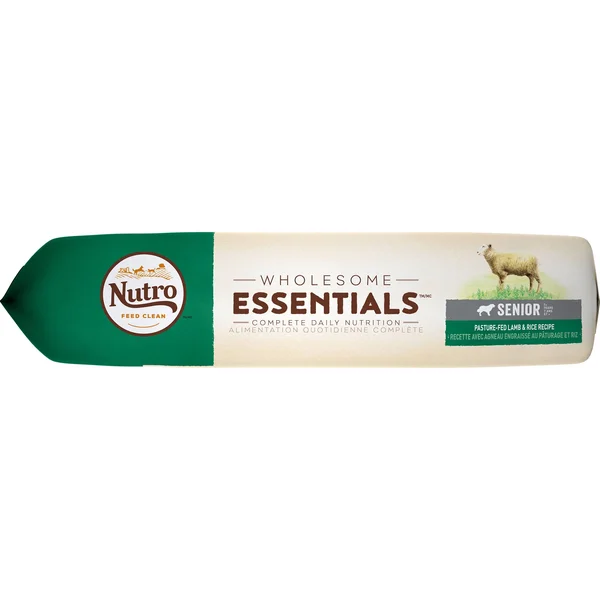 Nutro Wholesome Essentials Senior Lamb & Rice Dry Dog Food, 30 lbs