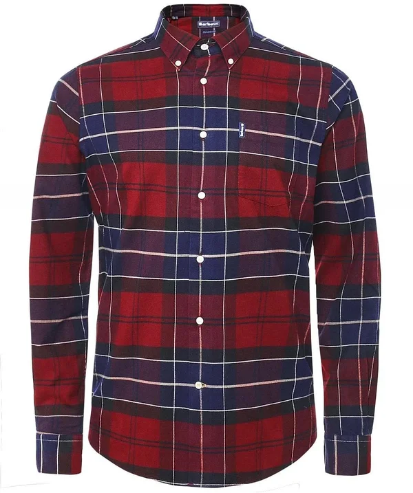 Barbour Lustleigh Check Shirt Red