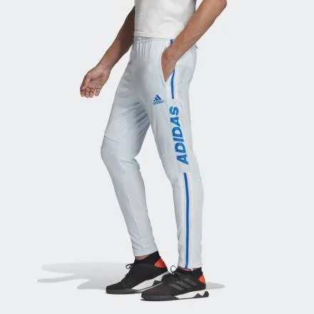 Adidas Men's Tiro 19 Wordmark Training Pants, Size: Medium, Blue