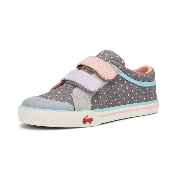 See Kai Run Girls Robyne Shoes 8 Gray Denim