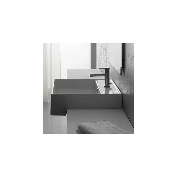 Nameeks 8031/D Scarabeo 17-7/8 inch Ceramic Recessed Bathroom Sink - White
