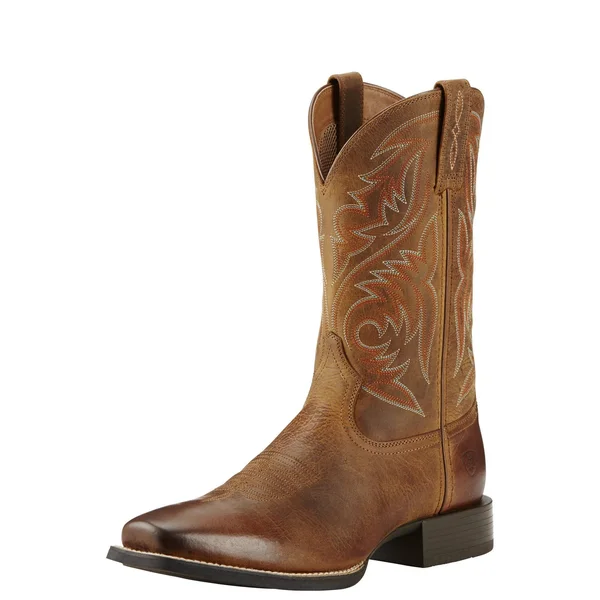Ariat Men's Sport Herdsman Boot - 12 - Powder Brown