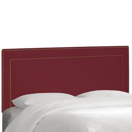 Darby Home Co Albertina Upholstered Panel Headboard - Size: Full, Upholstery: Velvet Berry