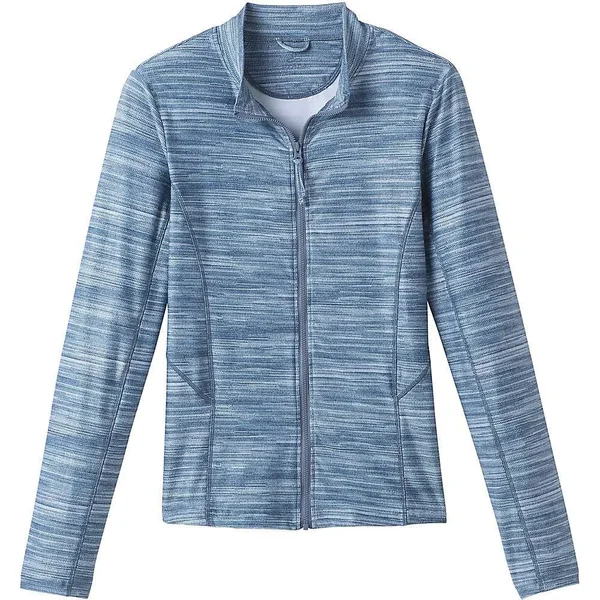 Prana Women's Catarina Full Zip Sun Top - Large - Atlantic