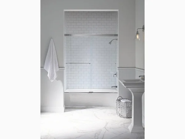 Kohler 838-NY Bellwether 60x22 x 30x22 Alcove Bath with Integral Apron and Right-Hand Drain - Dune