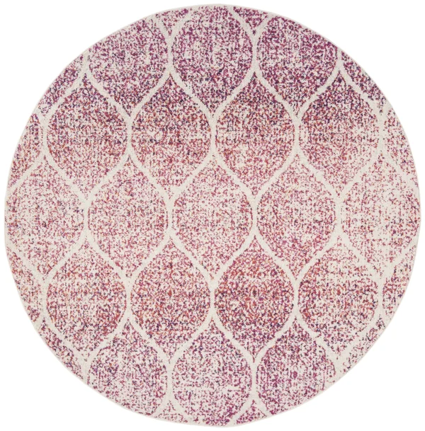 Safavieh Area Rug, Madison, Cream, Fuchsia, 8& x 10&