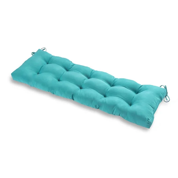 Greendale Home Fashions Outdoor 51-inch Bench CUSHION, Teal