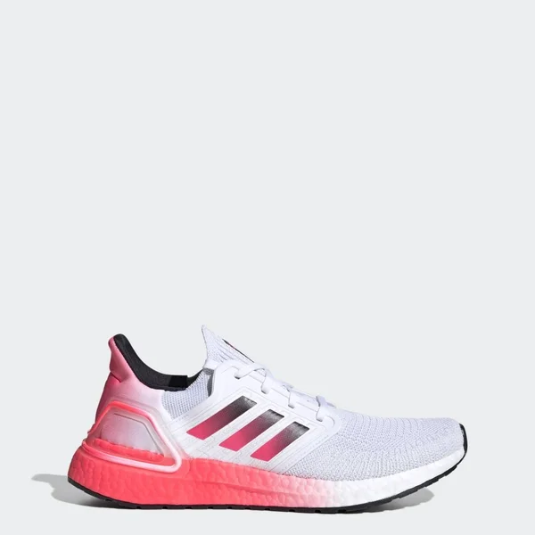Adidas Men's Ultraboost 20 Running Shoes EG5177 - 10.5, White