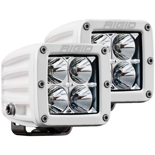 Rigid Industries 602113 D-Series Pro Hybrid-Flood LED Pair White