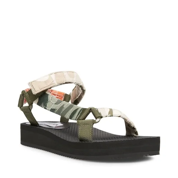 Henley Camouflage Sandals by Steve Madden, Size 5