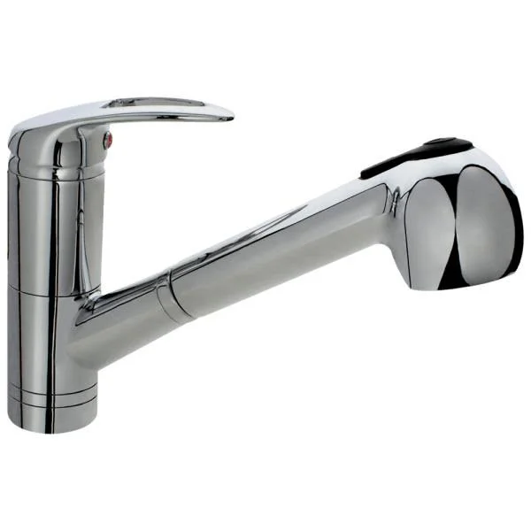 Sir Faucet 708-C Single Handle Pull Out Kitchen Faucet - Chrome