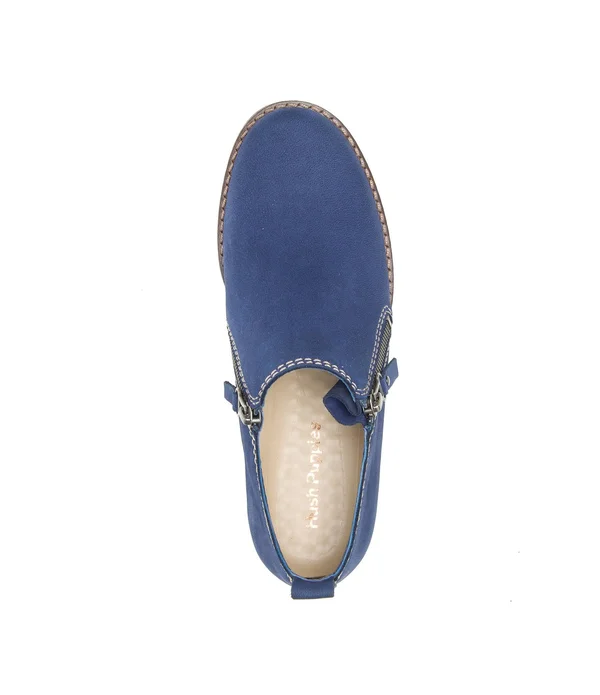 Hush Puppies Mazin Cayto Navy Nubuck - Size: 6, Blue