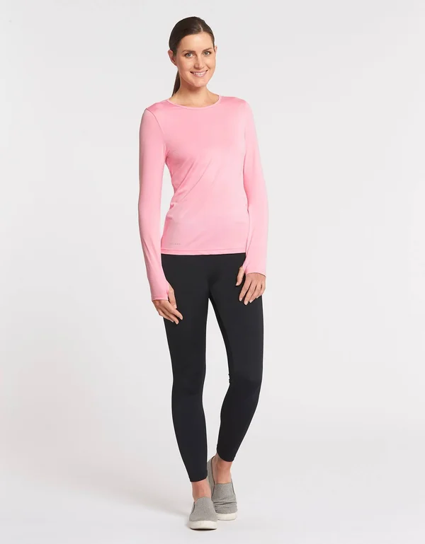 Sun Protective Long Sleeve T-Shirt for Women UPF 50+, UV Protection White