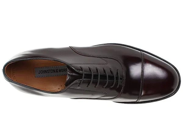 Men's Johnston & Murphy Melton Cap Toe Oxford, Size: 8.5, Red