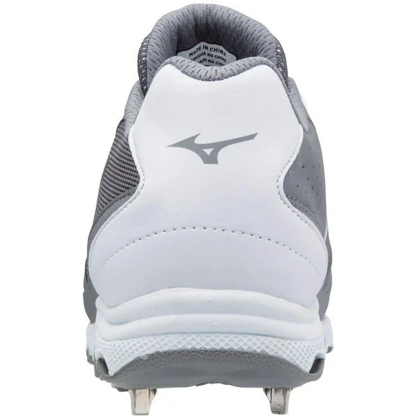 Mizuno 9-Spike Advanced Sweep 4 Low Womens Metal Softball Cleat, Women's, Size: 11.5, White