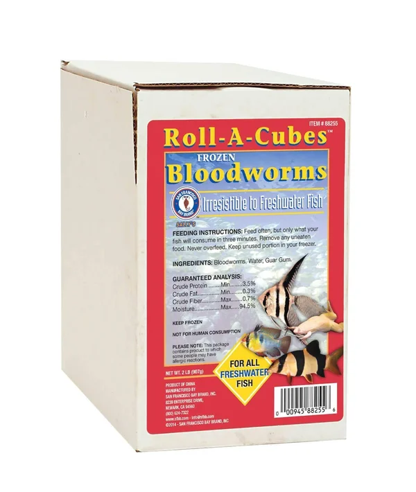 San Francisco Bay Brand Bloodworm Roll A Cube