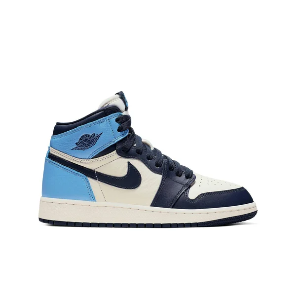 Air Jordan 1 Retro High OG GS Obsidian University Blue - Size 5 Kids