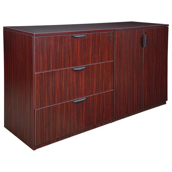 Legacy Stand Up Side to Side Storage Cabinet/ Lateral File- Mahogany - Regency - LSSCLF7223MH