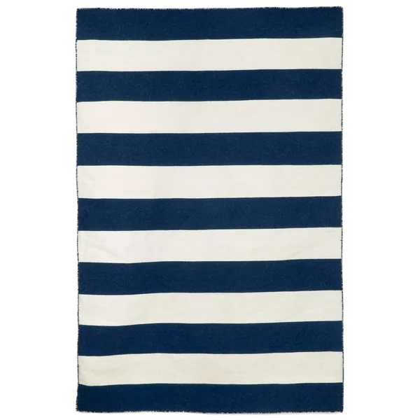 Liora Manne Sorrento Rugby Stripe Indoor/Outdoor Rug - Navy - 5&x7&6x22