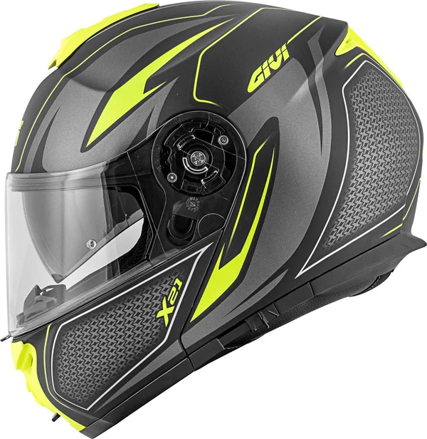 Givi X.21 Challenger Shiver Helmet, black-yellow, Size L