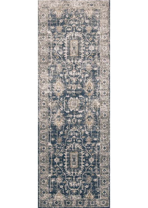 Loloi II Teagan TEA-03 Denim Pebble Rug - 5 ft 3 in x 7 ft 6 in