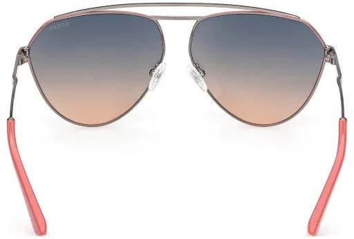 Guess GU7783 Sunglasses - 08b Shiny Gunmetal, Gradient Smoke