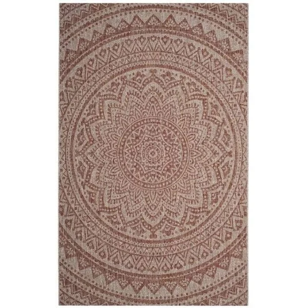 Safavieh Courtyard Collection CY8734-37112 Indoor/Outdoor Area Rug, 6& 7x22 x 9& 6