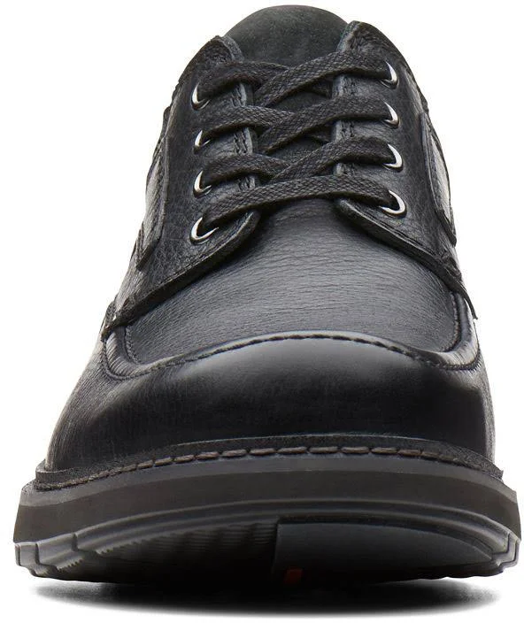 Clarks Men's Un Ramble Lace - Black Leather Size: 12 M