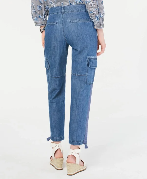 Tommy Hilfiger Patch-Pocket Utility Jeans, Created for Macy&s - Bayside