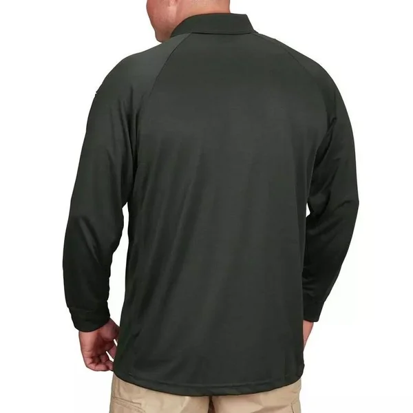 Propper Men's Snag-Free Polo - Long Sleeve (Heather Grey)