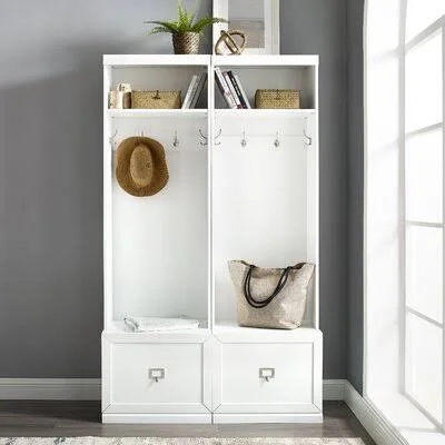 Crestshire Hall Tree Laurel Foundry Modern Farmhouse Color: White