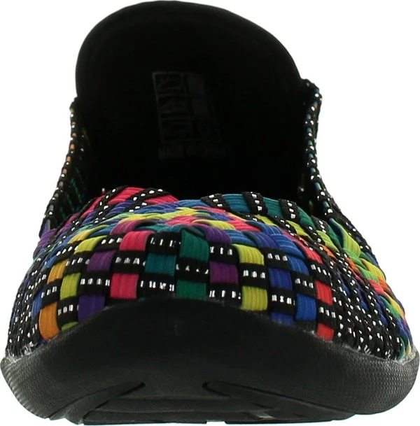 Bernie Mev Women's Catwalk Slip-On Flats Shoes - Black Multi