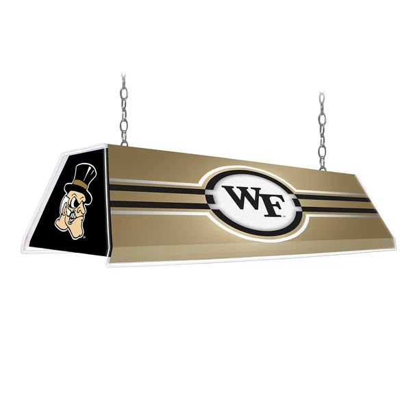 Wake Forest Demon Deacons: Edge Glow Pool Table Light Gold - Mascot
