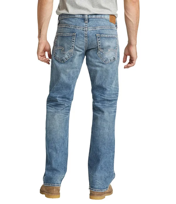Silver Jeans Co. Men's Zac Relaxed Fit Straight Leg Jeans