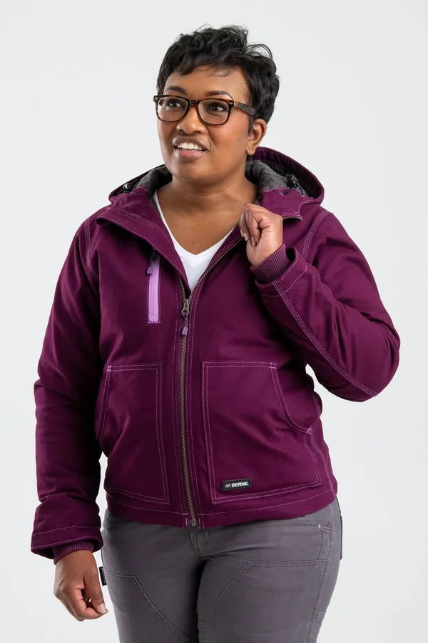 Berne Ladies Modern Jacket - Dark Brown - 2XL