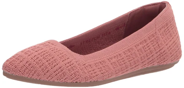 Women's Skechers Cleo Point Vegan Ballet Flat, Adult, Size: 11, Rose