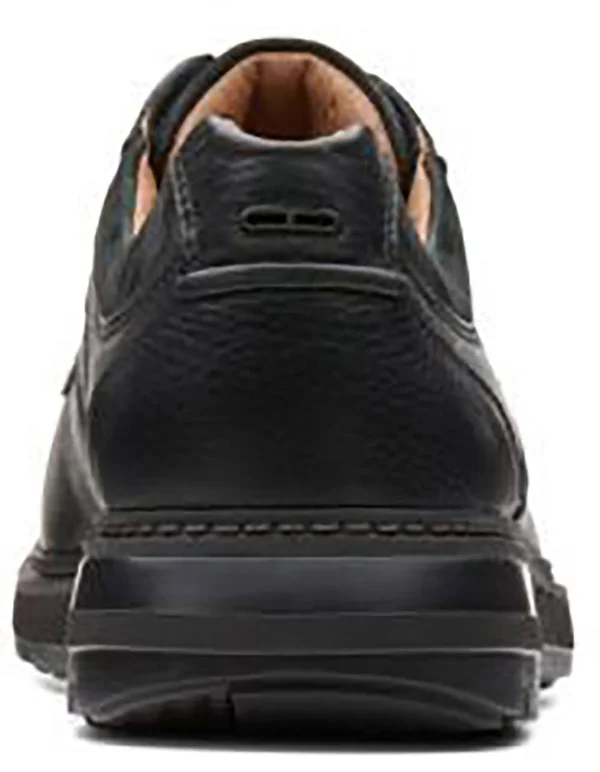 Clarks Men's Un Ramble Lace - Black Leather Size: 12 M