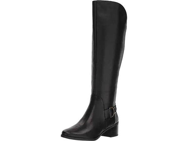 AK Anne Klein Jamee Wide Calf Women's Black Boot 6.5 M