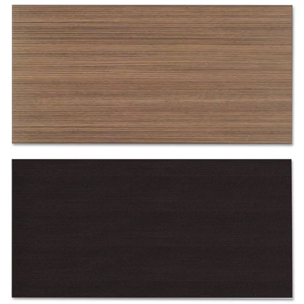Alera Reversible Laminate Rectangular Table Top - Espresso/Walnut