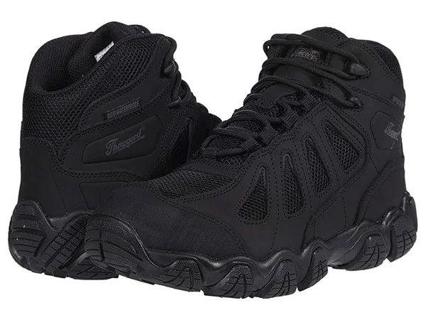 Thorogood Boots: Men's 834-6294 Black Crosstrex Mid Waterproof Hiker