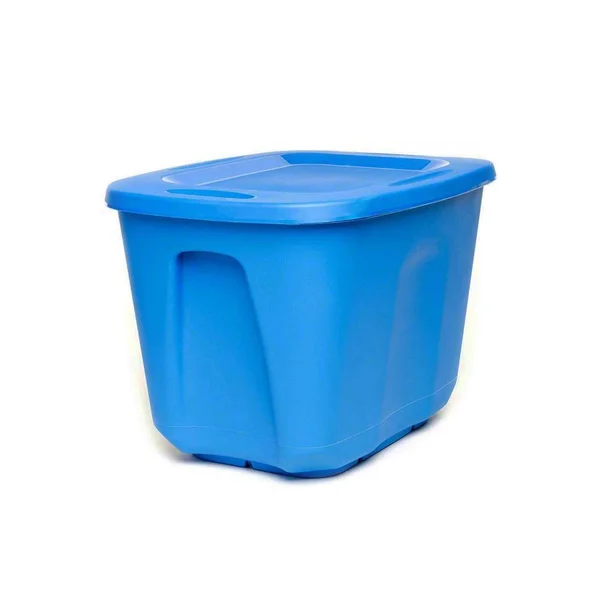 Homz 10 gal. Storage Bin in Blue (5-Pack)