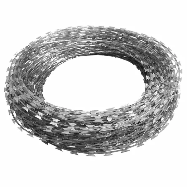 vidaXL Bto-22 Clipped Concertina NATO Razor Wire Galvanized Steel 328&