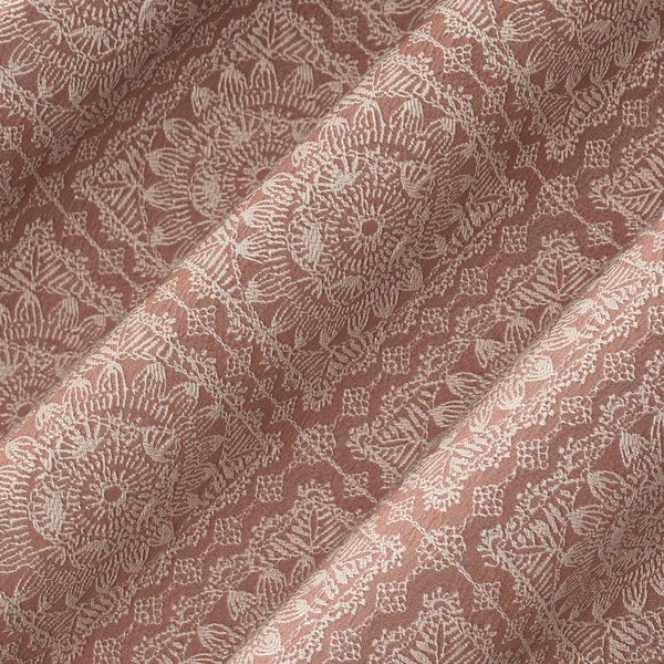 Sun Zero Evie Medallion Jacquard Theater Grade Extreme 100% Blackout Grommet-Top Curtain PANEL - Orange