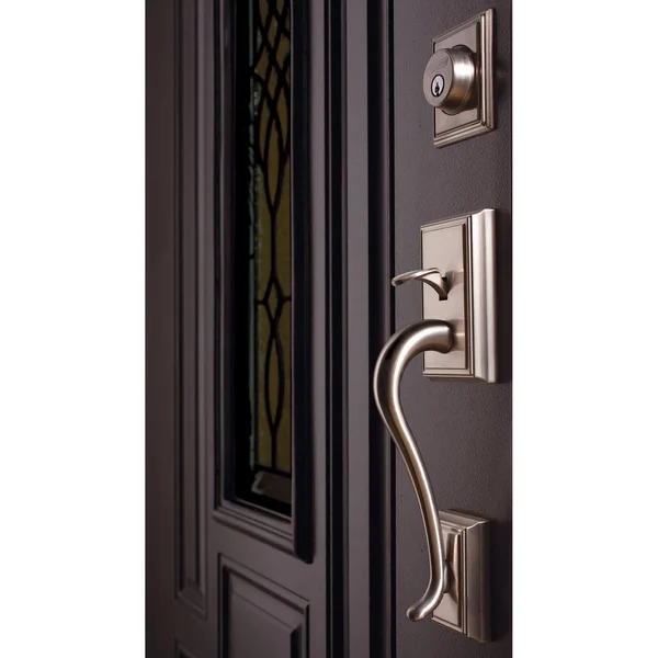 Schlage F58-ADD Addison Single Cylinder Exterior Entrance Handleset - Antique Pewter