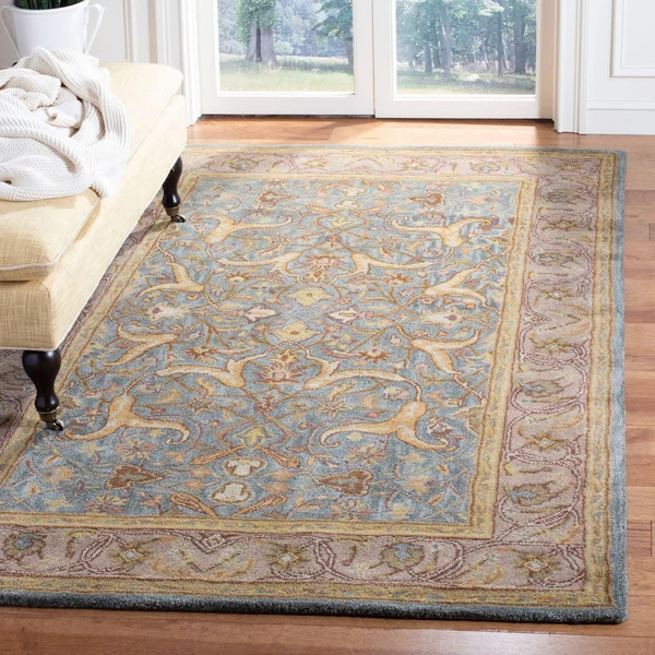 Safavieh Heritage HG915A 2&3x22 x 14&0x22 Runner Blue - Beige Area Rug