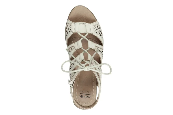 Earth Origins Women's Carey Shoes - Wide Cream in Size 7.5