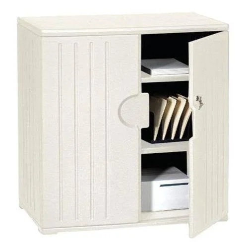 Storage Cabinet - 46x22H x 36x22W x 22x22D, HDPE Platinum