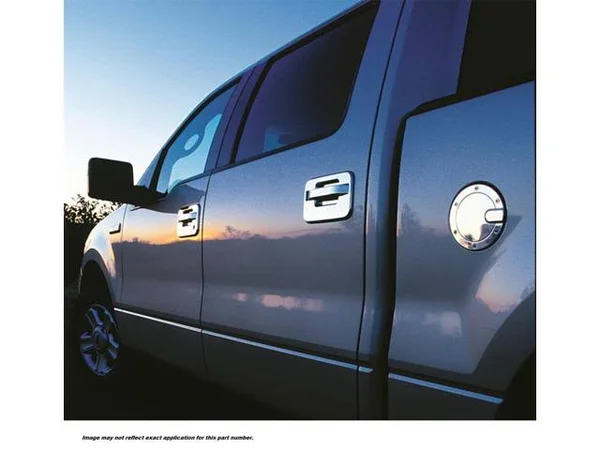 All Sales 6053PL Race Style Billet Fuel Door Trim